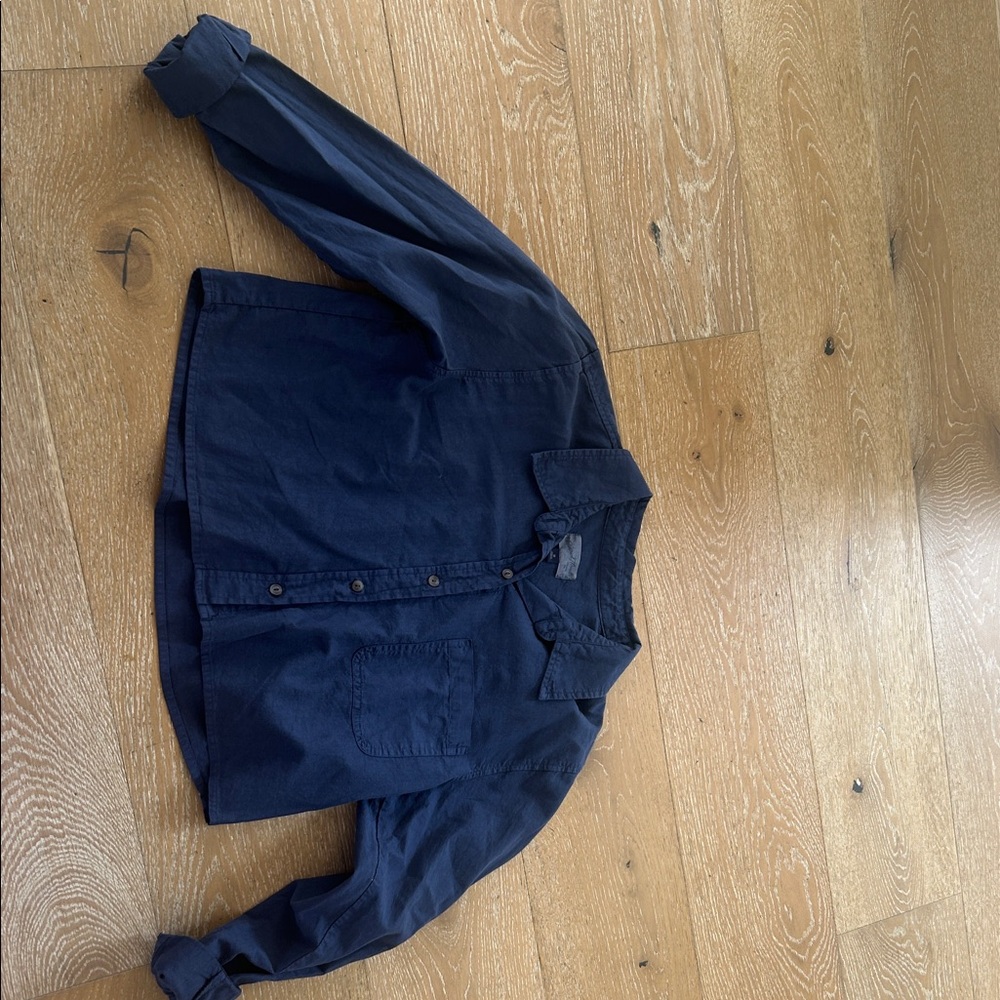 Universal Thread Indigo Button-Up Shirt